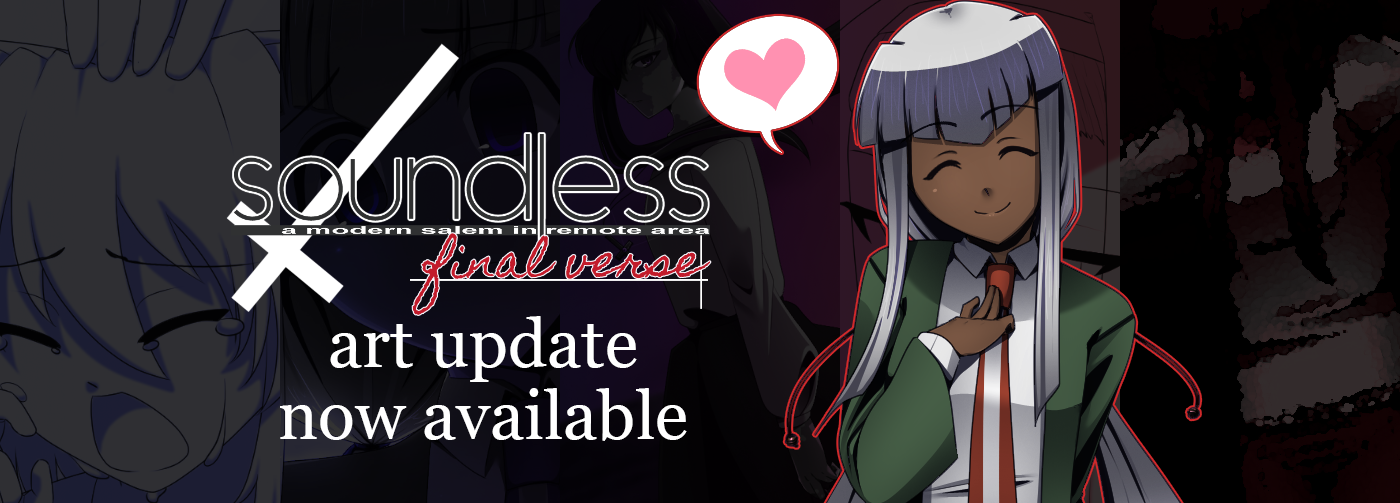 Button stating that the new soundless art update is now available