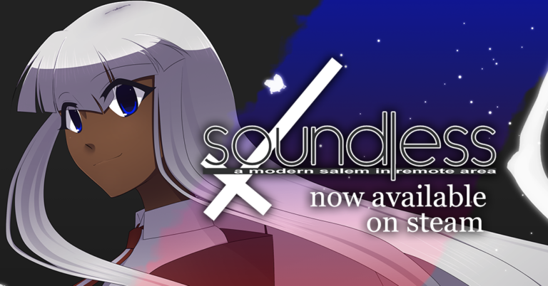 soundless is now available on steam banner