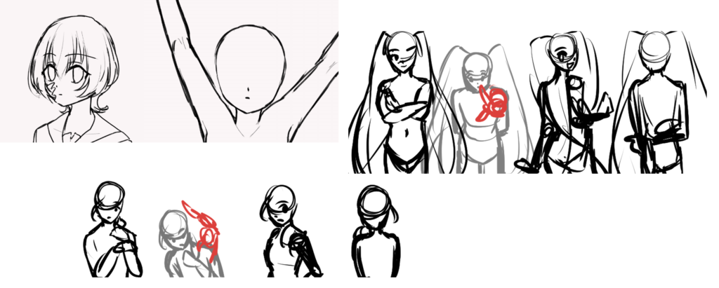 sprite thumbnail progress for merope, yulia, diana