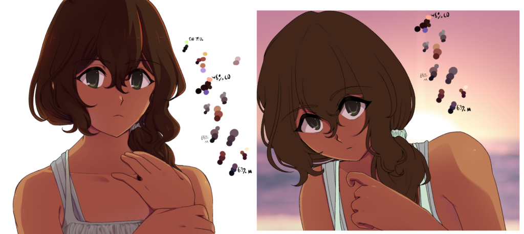 progress of two of diana's sprites